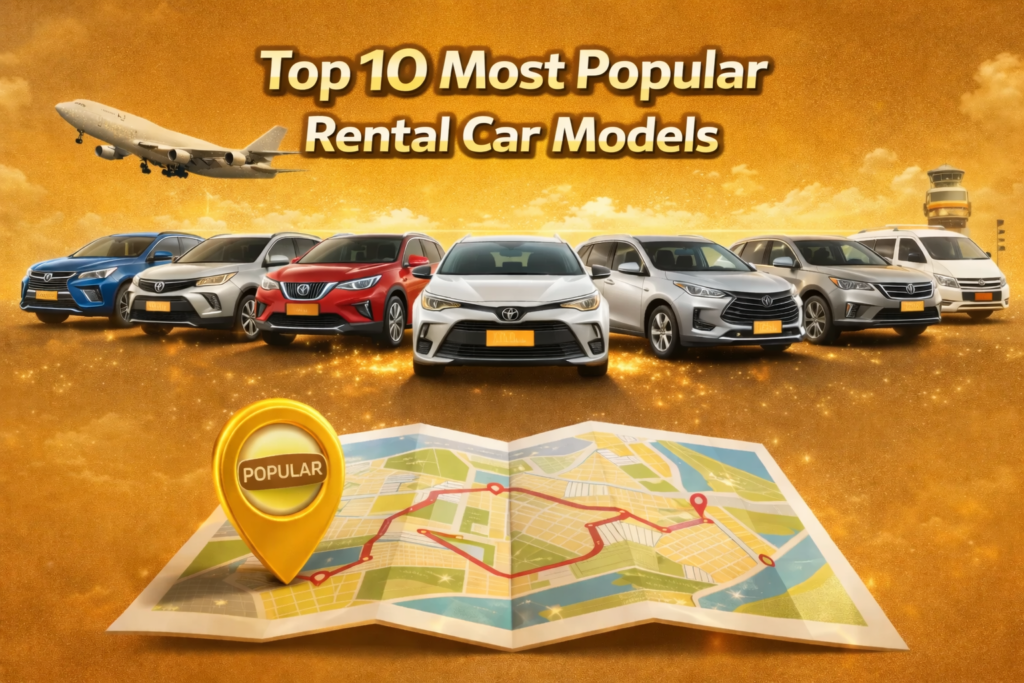 10 รุ่นรถเช่าที่ได้รับความนิยมมากที่สุด