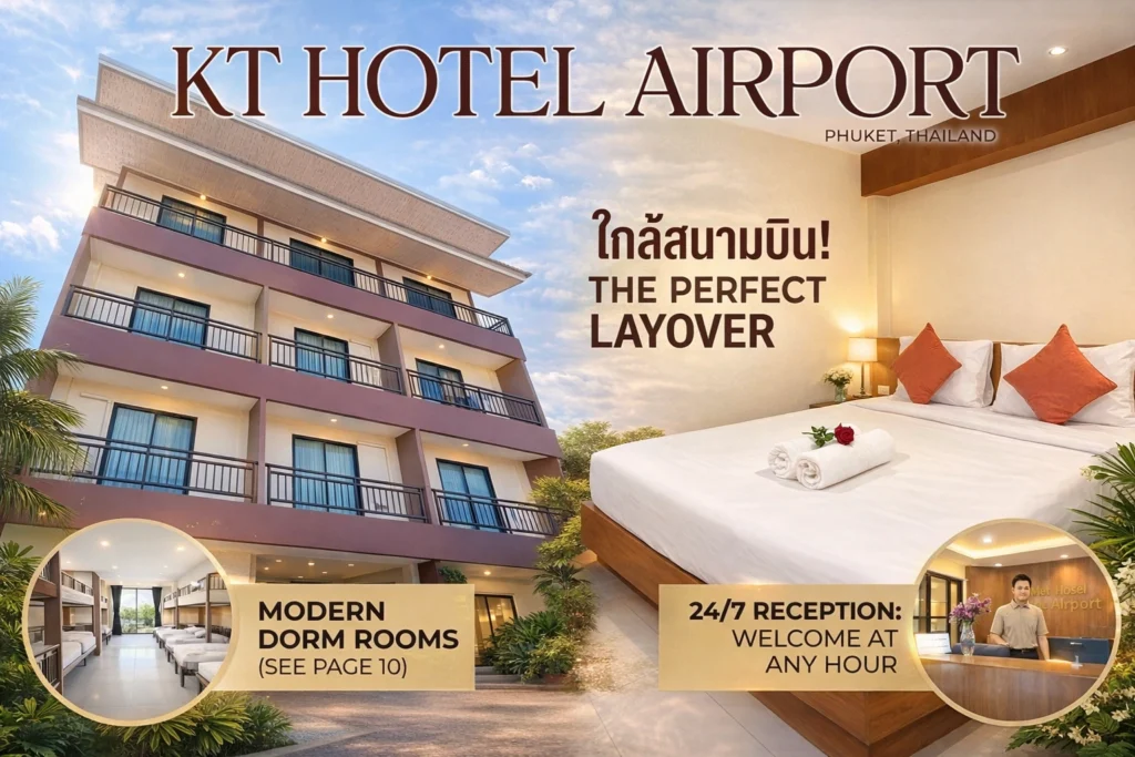 KT Hotel Airport โรงแรมใกล้สนามบินนานาชาติภูเก็ต