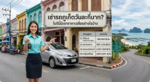 เช่ารถภูเก็ตวันละกี่บาท